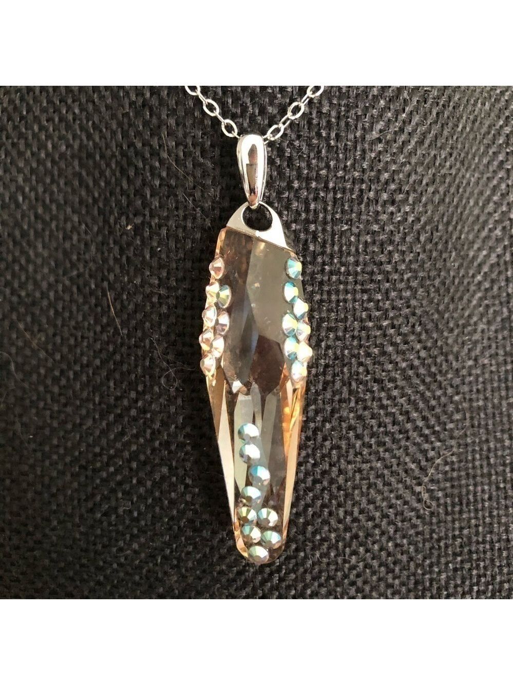New Preciosa Excellente 925RH crystal necklace